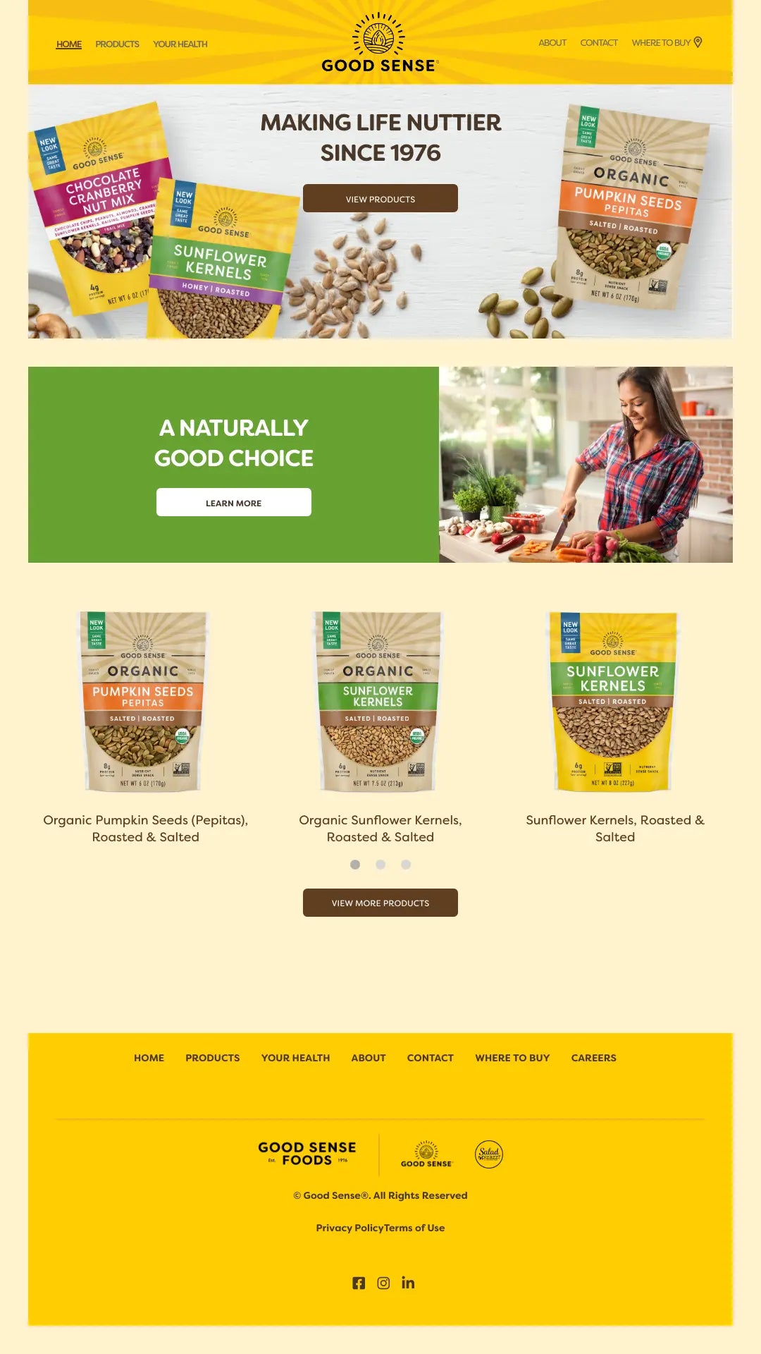 Screenshot: the Waymouth Farms website.